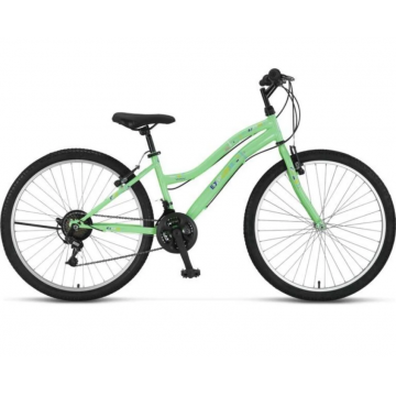 Bicicleta MTB UMIT Explorer Lady, roata 24  , cadru din otel, culoare verde menta,model 2026