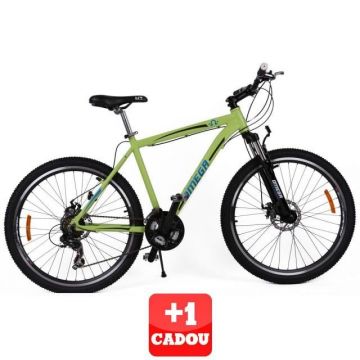 Bicicleta Omega Hawk 26   21 viteze verde+1 CADOU