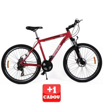 Bicicleta Omega Hawk 29   21 viteze rosu+1 CADOU