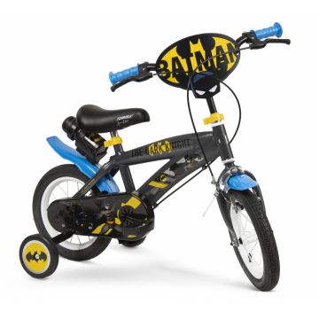 Bicicleta pentru copii Toimsa Batman 12 inch, inaltime utilizator 90-100 cm