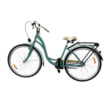 Bicicleta Storm Amsterdam City, 28 Inch, Cadru 17, 1 Viteza, Frane V-Brake, Turcoaz