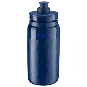 Bidon apa Elite Fly Tex, 550ml, albastru