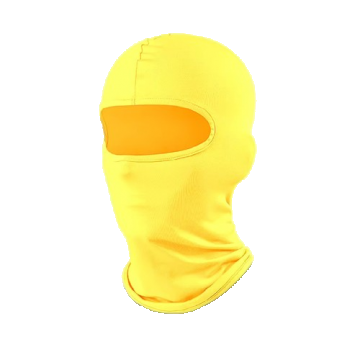 Cagula Moto FIXATO, Unisex, Protectie UV, Material elastic, respirabil, Marime universala, Galbena