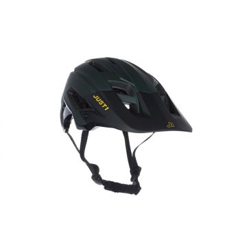 Casca ciclisti JUST1 AIR LITE SOLID,verde army egru mat,marime M L