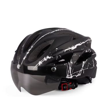 Casca protectie Bicicleta Trotineta Electrica FIXATO, Viziera detasabila, Aerodinamica, Disipare buna a caldurii si Ventilatie eficienta, Dimensiune