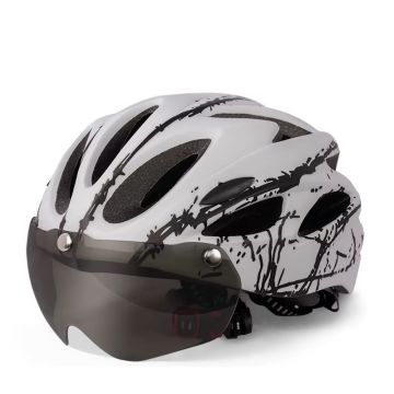 Casca protectie Bicicleta Trotineta Electrica FIXATO, Viziera detasabila, Aerodinamica, Disipare buna a caldurii si Ventilatie eficienta, Dimensiune