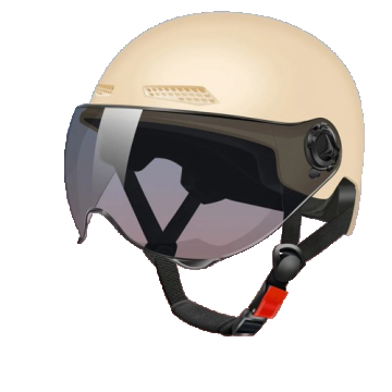 Casca Protectie Bicicleta Trotineta Electrica FIXATO, Viziera Detasabila, Usoara si Aerodinamica, Marime Universala 56-62 cm, Crem