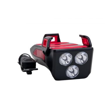 Far led pentru bicicleta cu suport pentru telefon