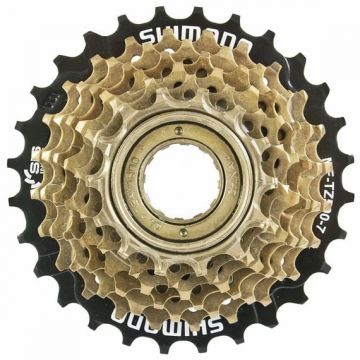 Pinion spate Shimano MF-TZ500, 14-28T, 7 viteze