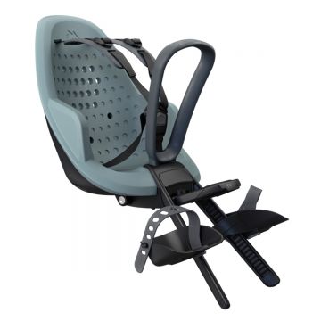 Scaun pentru copii, cu montare pe bicicleta in fata - Thule Yepp 2 Mini Front mounted, Mid Blue