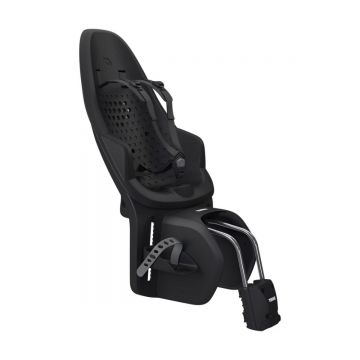 Scaun pentru copii, cu montare pe bicicleta in spate - Thule Yepp 2 Maxi Frame mount, Midnight Black