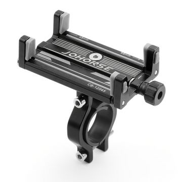 Suport de telefon pentru Bicicleta Motocicleta Scuter Trotineta, FIXATO, Aluminiu, Negru