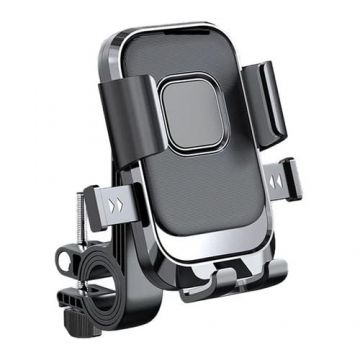 Suport telefon pentru moto, scuter, bicicleta, prindere pe ghidon, pentru navigatie GPS, FIXATO
