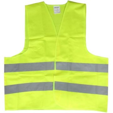 Vesta Semnalizare Reflectorizanta Prima, Galben Fluorescent, Marimea L