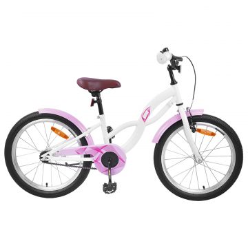 vidaXL Bicicletă pentru Copii 20 Inci pentru 6-11 ani Alb