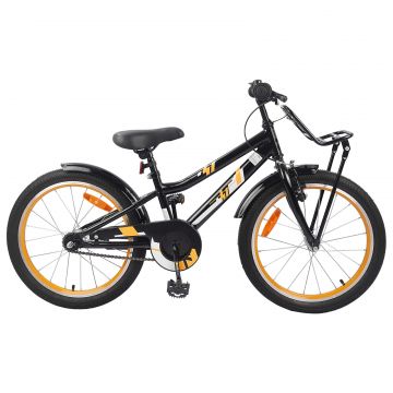 vidaXL Bicicletă pentru Copii 20 Inci pentru 6-11 ani Portocaliu Negru
