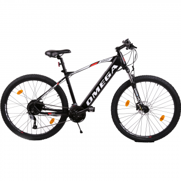 Bicicleta electrica Omega Kerwin 29  , negru portocaliu alb - RESIGILAT