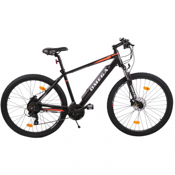 Bicicleta electrica Omega Liohult 29  , negru portocaliu alb