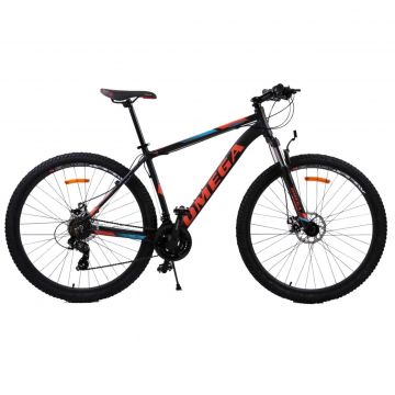 Bicicleta mountainbike Omega Thomas 27.5   2022 negru albastru portocaliu