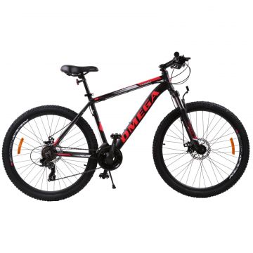 Bicicleta mountainbike Omega Thomas 27.5   , cadru 49cm, negru rosu