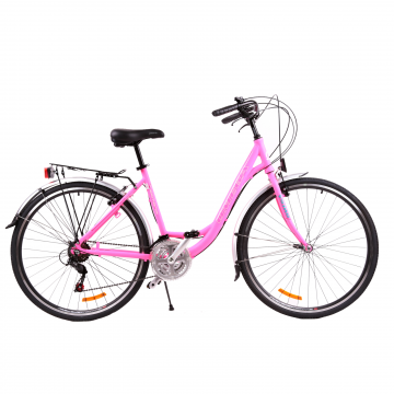 Bicicleta Omega Ramona 26  ,18 viteze, roz