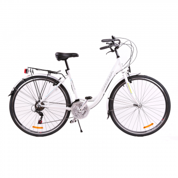 Bicicleta Omega Ramona 28  , 18 viteze, alb