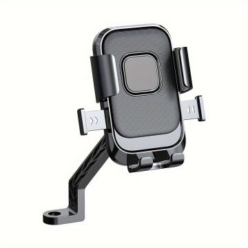 Suport universal pentru telefon mobil pentru motocicleta, scuter, bicicleta, material ABS, suport fix si rotativ pentru navigatie GPS pentru
