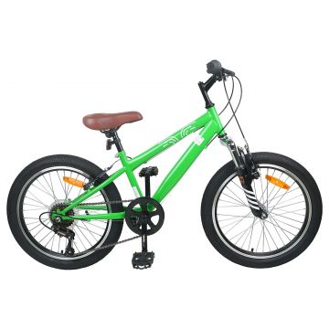 vidaXL Bicicletă Montană 20 Inci 6-Viteză pentru 5-8 ani Verde