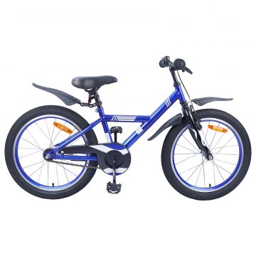 vidaXL Bicicletă pentru Copii 18 Inci pentru 5-7 ani Albastru închis