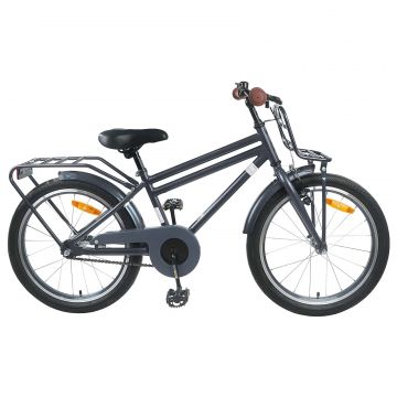 vidaXL Bicicletă pentru Copii 18 Inci pentru 5-7 ani Gri închis
