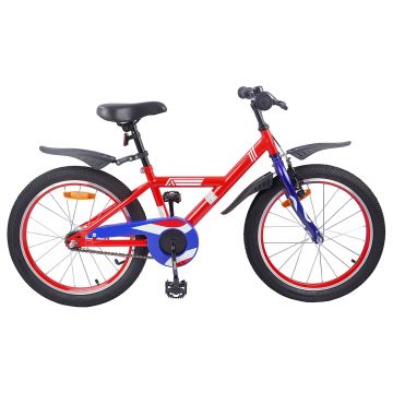 vidaXL Bicicletă pentru Copii 18 Inci pentru 5-7 ani Roșu
