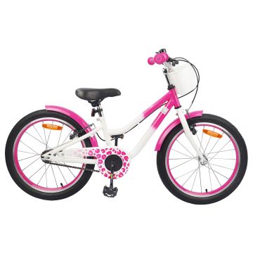 vidaXL Bicicletă pentru Copii 18 Inci pentru 5-7 ani Roz