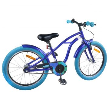 vidaXL Bicicletă pentru Copii 20 Inci pentru 6-11 ani Albastru închis