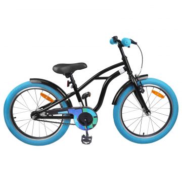 vidaXL Bicicletă pentru Copii 20 Inci pentru 6-11 ani Negru