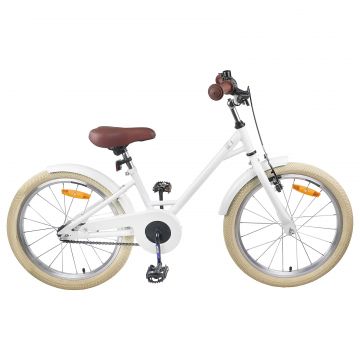 vidaXL Bicicletă pentru Copii 22 Inci pentru 7-12 ani Alb