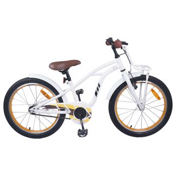 vidaXL Bicicletă pentru Copii 22 Inci pentru 7-12 ani Alb