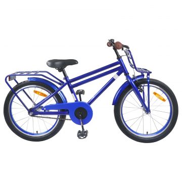 vidaXL Bicicletă pentru Copii 22 Inci pentru 7-12 ani Albastru închis