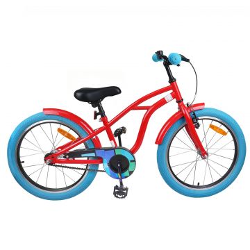 vidaXL Bicicletă pentru Copii 22 Inci pentru 7-12 ani Roșu