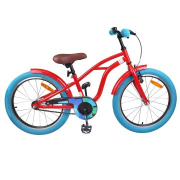 vidaXL Bicicletă pentru Copii 22 Inci pentru 7-12 ani Roșu