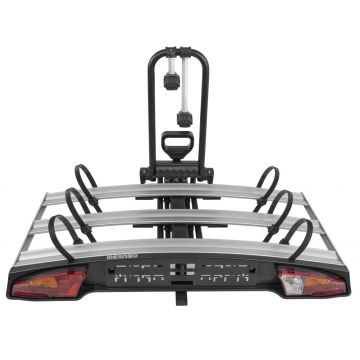 Suport biciclete Menabo Alcor 3 pentru 3 biciclete cu prindere pe carligul de remorcare Suport biciclete Menabo Alcor 3 pentru 3 biciclete cu prindere pe carligul de remorcare